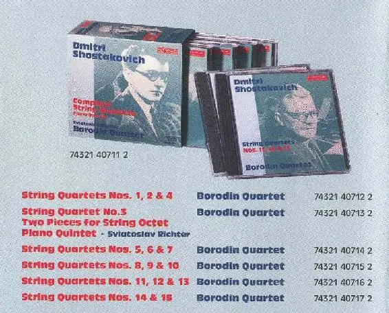 Dmitri Shostakovich - Complete String Quartets (The Borodin Quartet ...