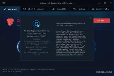 Advanced SystemCare Ultimate 9.0.1.627 DC 01.02.2016 Multilingual
