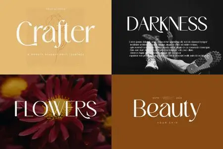 Crafter - Modern Elegant Serif Typeface