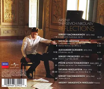 Arseny Tarasevich-Nikolaev - Reflections: Rachmaninov, Medtner, Scriabin, Prokofiev, Tchaikovsky, Nikolayeva (2018)