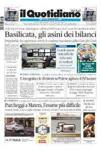 il Quotidiano del Sud Basilicata - 28 Ottobre 2017