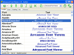 Styopkin Advanced Font Viewer v3.0