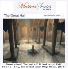 Masters Series for Bryce - The Great Hall