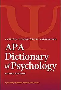 APA Dictionary of Psychology (2nd edition) [Repost]