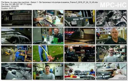 (Fr5) Au cœur des machines - De l'ascenseur à la pompe à essence (2016)