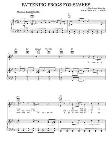 Fattening Frogs For Snakes - Mose Allison, Sonny Boy Williamson (Piano-Vocal-Guitar)