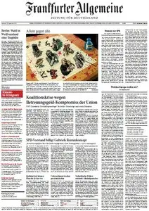 Frankfurter Allgemeine Zeitung vom Dienstag, 25. September 2012