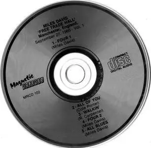 Miles Davis - Free Trade Hall Vol. 1 & Vol. 2 (1960) {2CD Magnetic MRCD 102/3}