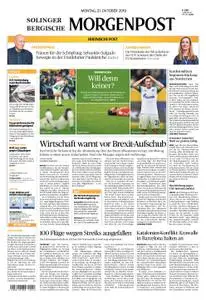 Solinger Morgenpost – 21. Oktober 2019
