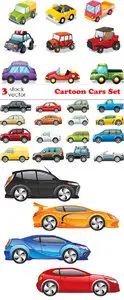 Vectors - Cartoon Cars Set