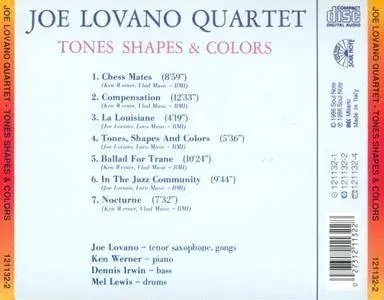 Joe Lovano Quartet - Tones Shapes & Colors (1986) {Soul Note}
