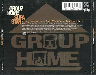 Group Home - Supa Star (US CD5) (1994) {Payday/ffrr}