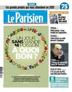 Le Parisien du Lundi 7 Janvier 2019