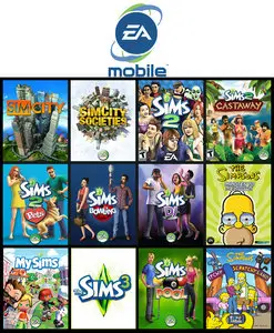 The Sims and Simpsons EA Mobile Collection