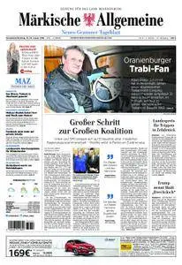 Märkische Allgemeine Neues Granseer Tageblatt - 13. Januar 2018