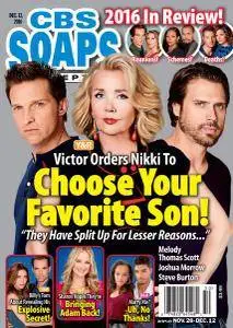 CBS Soaps In Depth - December 12, 2016