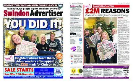 Swindon Advertiser – December 22, 2017