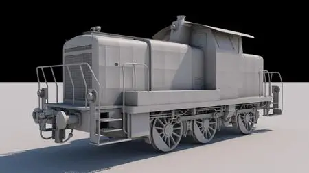 3D-Modeling mit Cinema 4D: V60 Diesellokomotive – Details