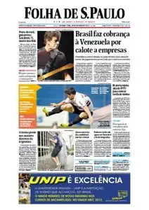 Jornal Folha de São Paulo - 28 de outubro de 2013 - Segunda