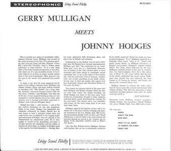 Gerry Mulligan/Johnny Hodges - Gerry Mulligan Meets Johnny Hodges (1960) {2003 Verve Music Group} **[RE-UP}**