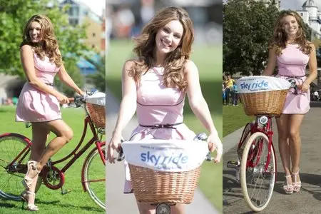 Kelly Brook - The Mayor of London's Sky Ride in London August 25, 2011, part 2