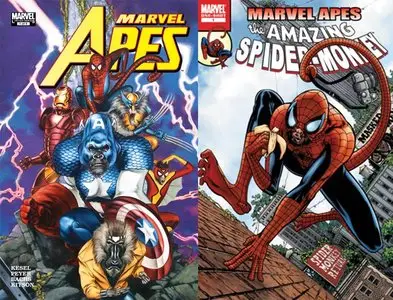 Marvel Apes #0-4 + One-Shots (2008) Complete
