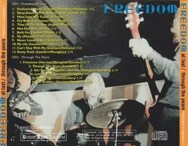 Freedom ‎– Freedom At Last / Through The Years (1969-1971) [Remastered 2007] 2 CD
