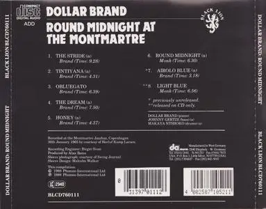 Dollar Brand - Round Midnight At The Montmartre (1988)