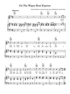 On The Wigan Boat Express - George Formby (Piano-Vocal-Guitar (Piano Accompaniment))