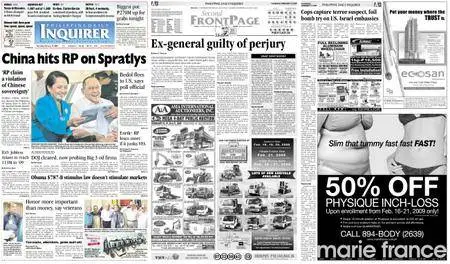 Philippine Daily Inquirer – February 19, 2009