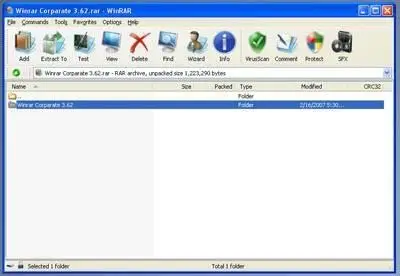 Winrar 3.62 (corporate) limited edition (loaded with Windows Ultimate Vista theme)