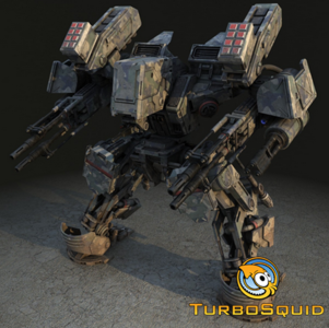 Turbosquid 3D Models - Warrior 1 (Battle Mech)