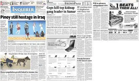 Philippine Daily Inquirer – November 08, 2004