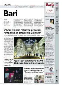 la Repubblica Bari - 30 Agosto 2018