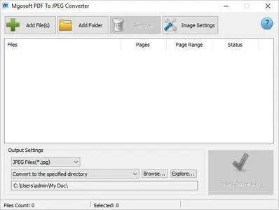 Mgosoft PDF To JPEG Converter 12.0.1