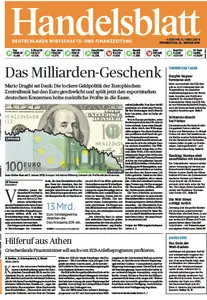 Handelsblatt vom 22 Januar 2015