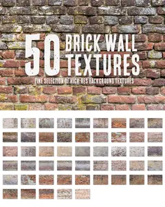 CM - 50 Brick Wall Textures 1357462