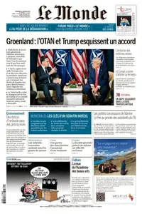 Le Monde du Vendredi 23 Janvier 2026