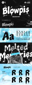 Blowpis - Liquid Bubble Font 9P343A4