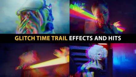 Glitch Time Trail Effects And Hits | After Effects 52300834