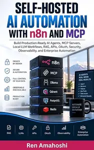 SELF-HOSTED AI AUTOMATION WITH n8n AND MCP : Build Production-Ready AI Agents, MCP Servers, Local LLM Workflows, RAG, APIs
