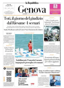 la Repubblica Genova - 11 Luglio 2024