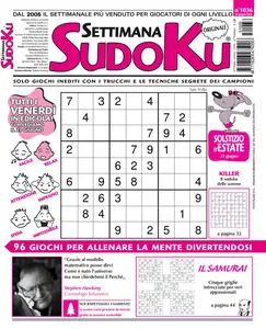 Settimana Sudoku N.1036 - 20 Giugno 2025