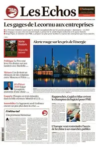 Les Echos du Jeudi 10 Septembre 2026