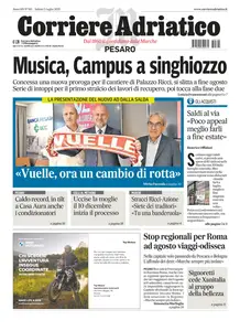 Corriere Adriatico Pesaro - 5 Luglio 2025