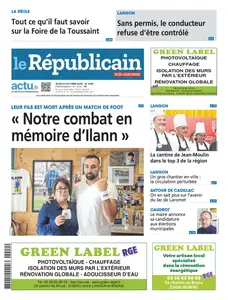Le Républicain Sud Gironde - 23 Octobre 2025