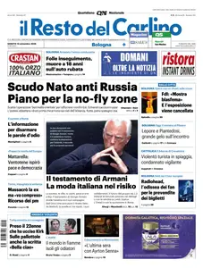Il Resto del Carlino Bologna - 13 Settembre 2025