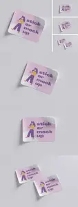 Sticker Mockup DZHMC47
