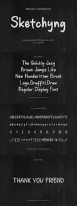 Sketchyng - Handwritten Font N4DX7ZQ