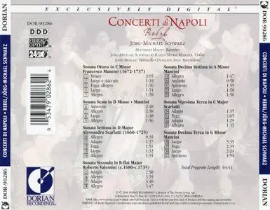 Jorg-Michael Schwarz, Rebel - Concerti di Napoli: Francesco Mancini, Alessandro Scarlatti, Roberto Valentine (2000)